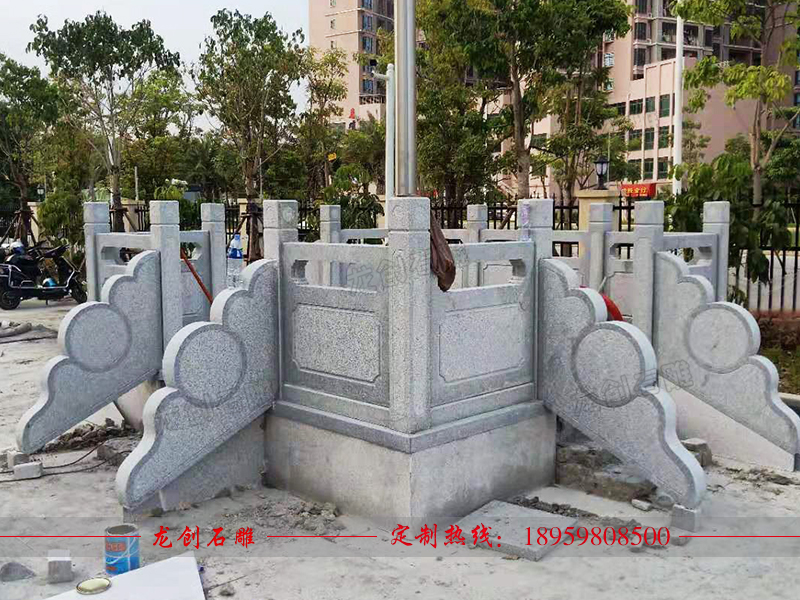 洛江實(shí)驗(yàn)小學(xué)旗臺(tái)欄桿制作安裝